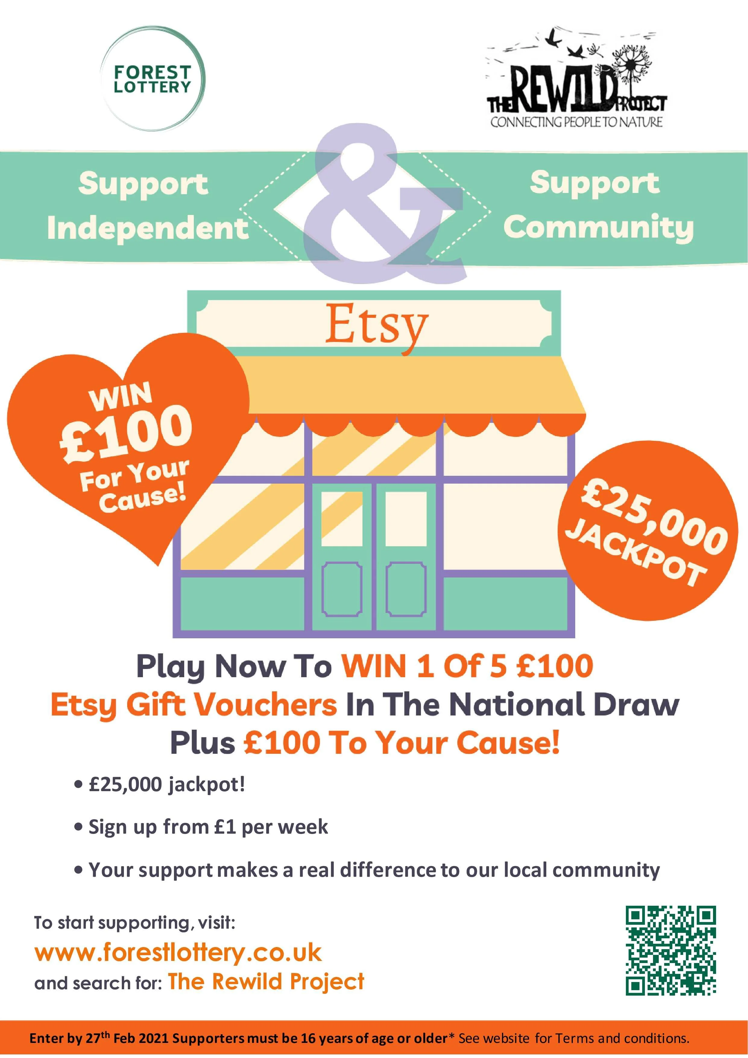 Play Forest Lottery and Support us