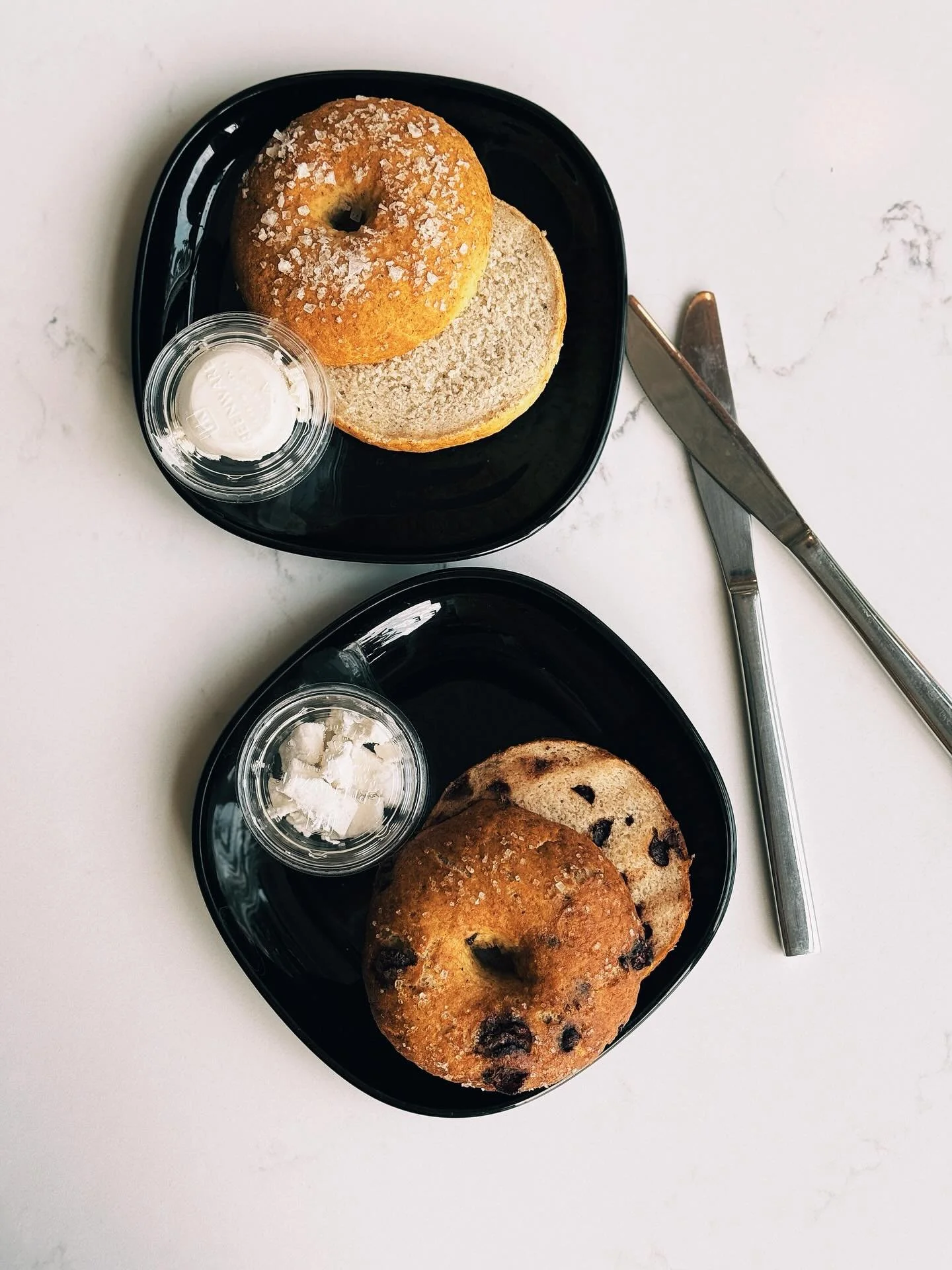 B A G E L S

Our food menu may have discontinued when @fikagrandrapids opened, BUT our bagels are a great savory option for breakfast or lunch!

✨

Served with @stockeld_dreamery cream cheese!