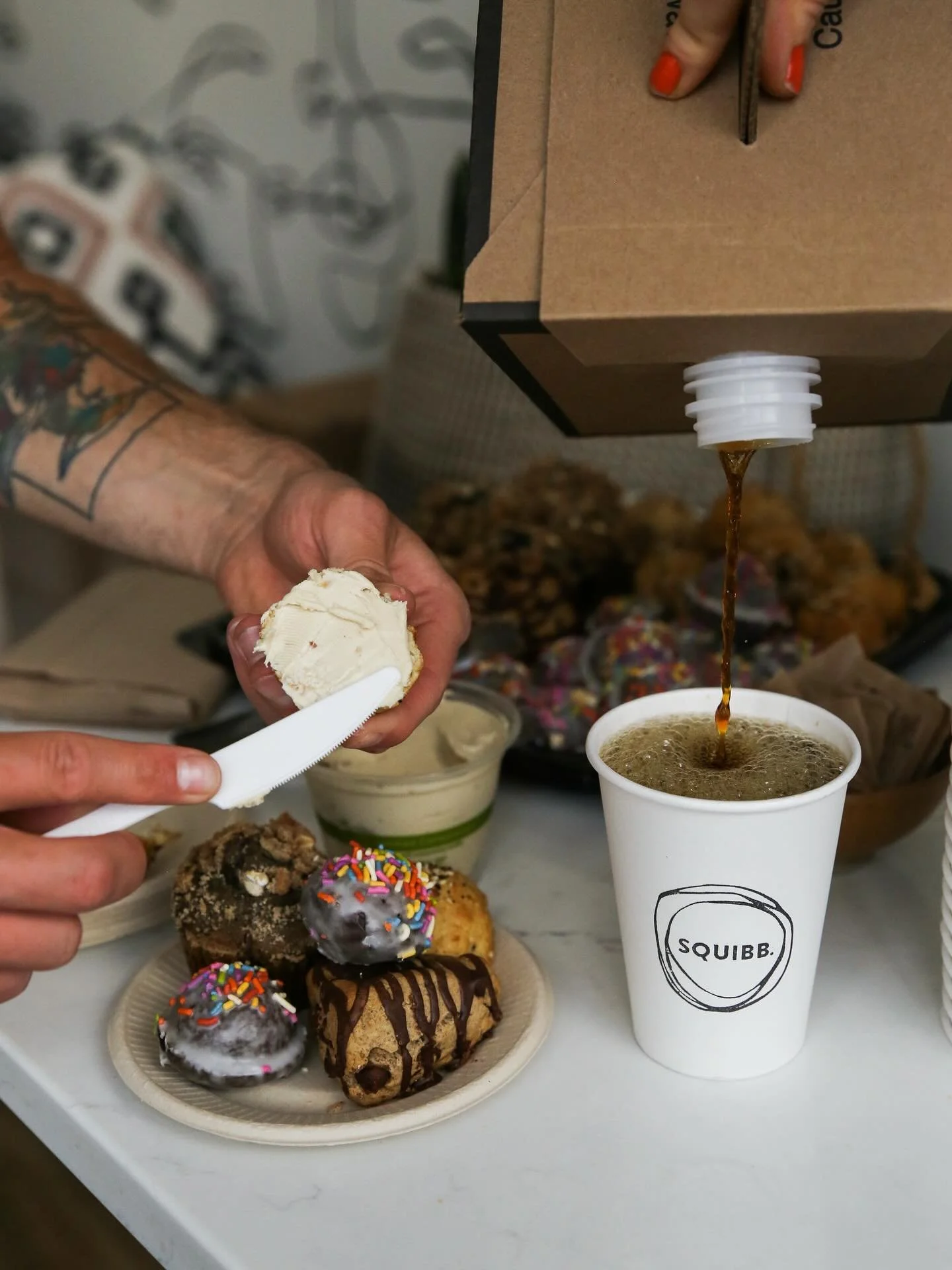 Back to school? Back to work? Back to routine?

Some schools start MONDAY! Bonkers. Treat your office to some breakfast pastries from @riseauthenticbaking and coffee from @squibbgrandrapids !! 

Inquire on our website, let us cater your next meeting!