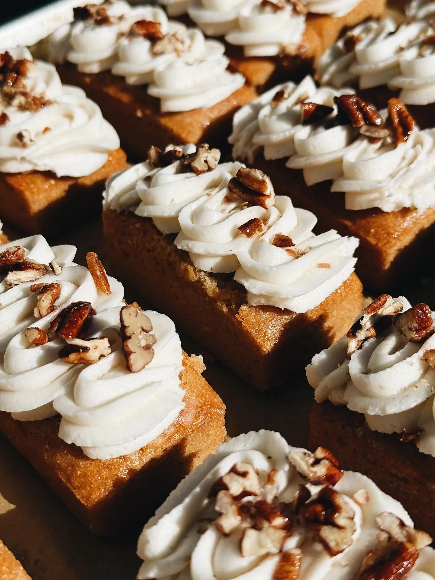 🌽🌽🌽

CORN CAKE!! 

We&rsquo;ve got a new item in the pastry case for you today! Corn cake! A sweet corn cake topped with cream cheese buttercream, and crushed pecans. The perfect little seasonal treat! 

We&rsquo;re here till four today, see you s