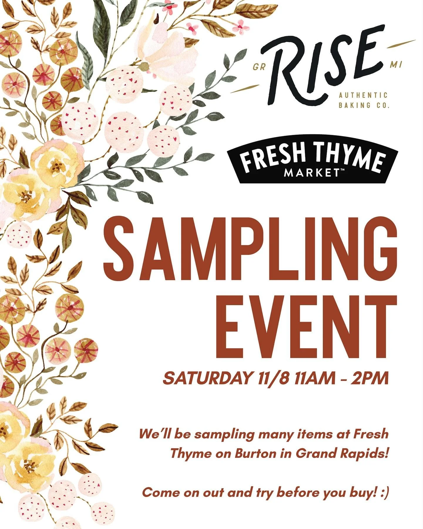 TOMORROW!

Head over to @freshthymegrandrapids and try out some freeeee samples!

See ya there!