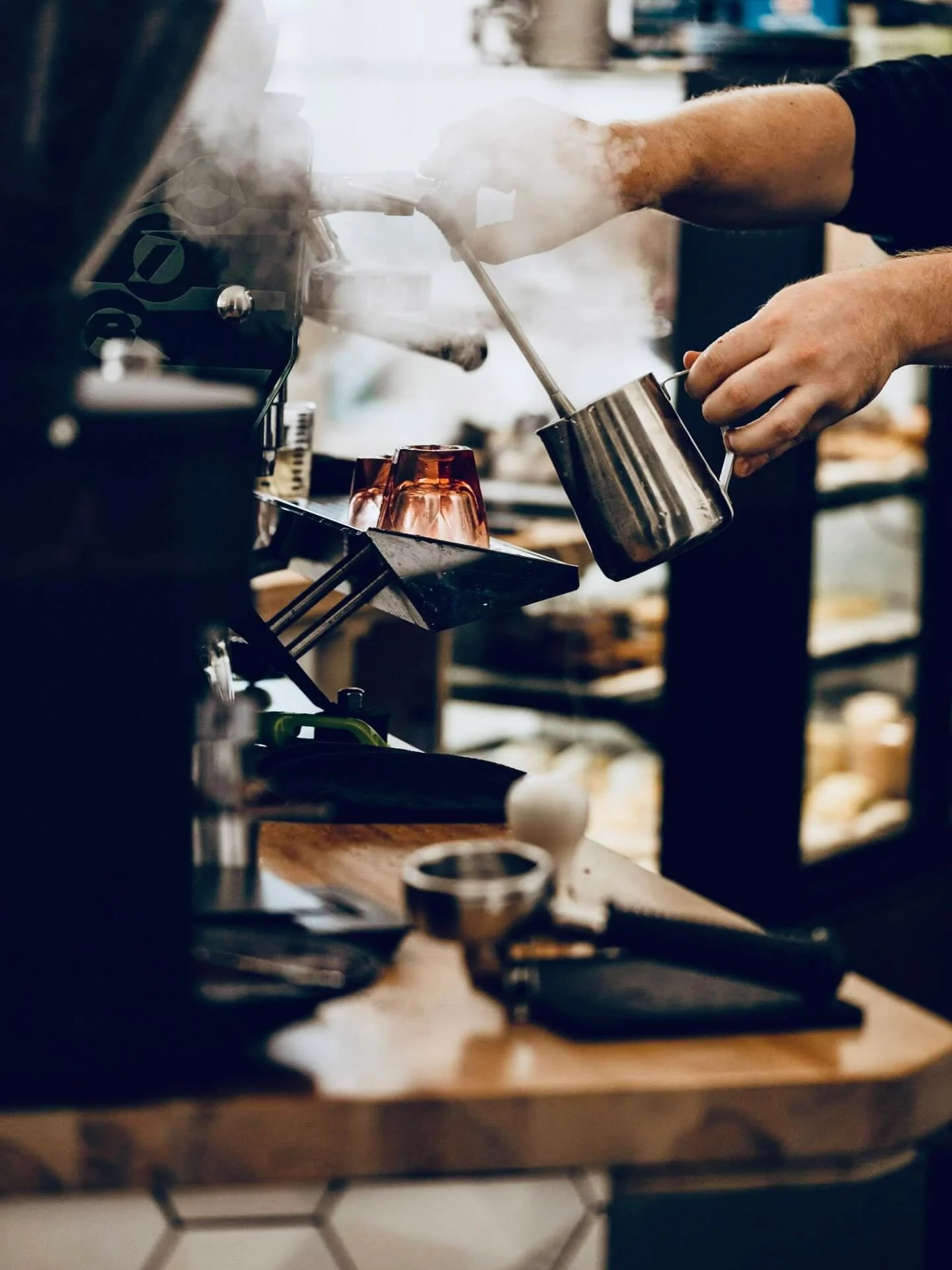 It may be chilly outside but we&rsquo;ve got just the trick to warm you up!! 

Our pals at @squibbgrandrapids are serving up hot bevys and we&rsquo;ve got our cases stocked with fresh baked goods. What more could you ask for?!