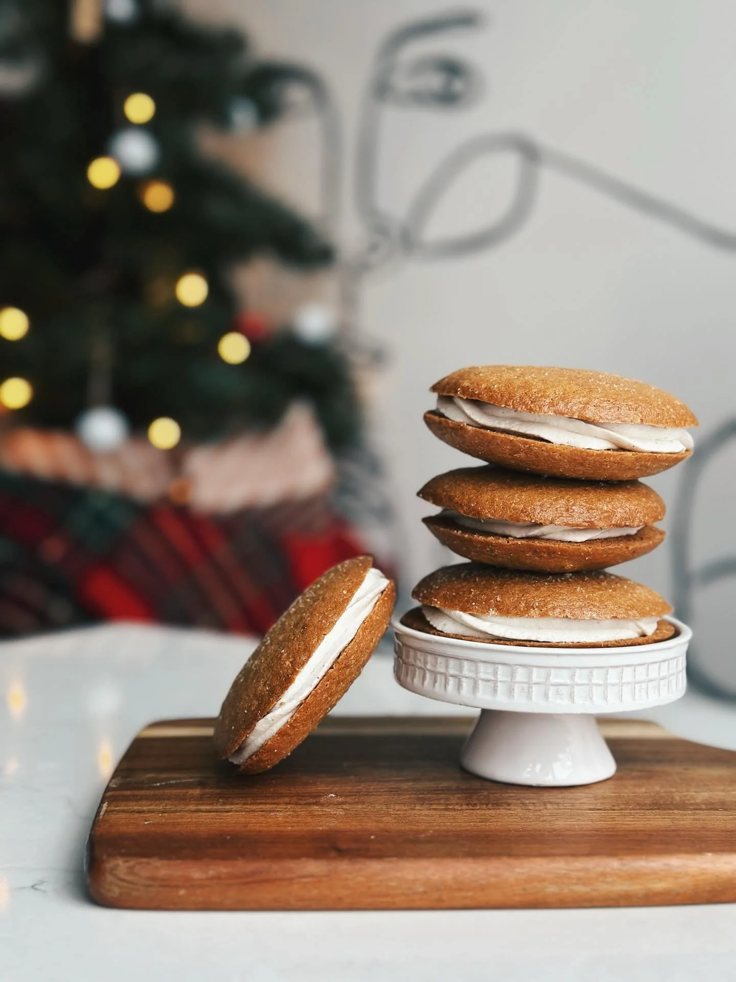 Gingerbread whoopie pies!? HEECKK YEA.

Stop by for a holiday treat!