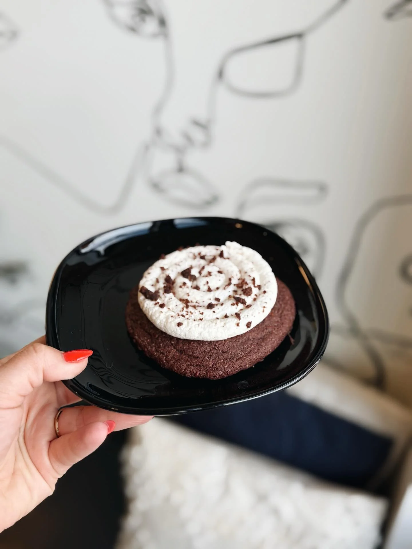 We heard you needed a  velvet cream cheese cookie.

Here til 3 todaaaay!