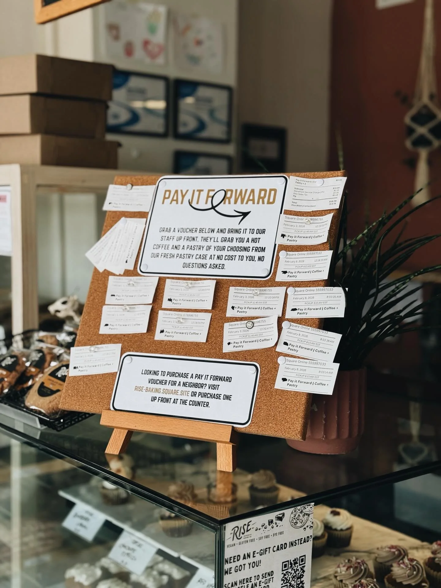 Pay it forward ✨
We&rsquo;ve got lots of pay it forward pastries and coffee available at the shop. Spread the word to anyone who needs a pick me up.

If you&rsquo;re interested in purchasing one for a neighbor, click the link in our bio!