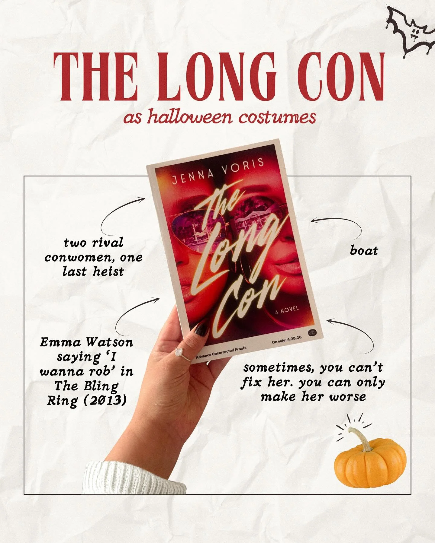 Happy almost Halloweekend from the main characters of The Long Con! 

I saw @wordsbyde&rsquo;s Halloween post and I couldn&rsquo;t resist putting together one of my own&mdash;mostly because part of me still longs for Polyvore and the simpler times of