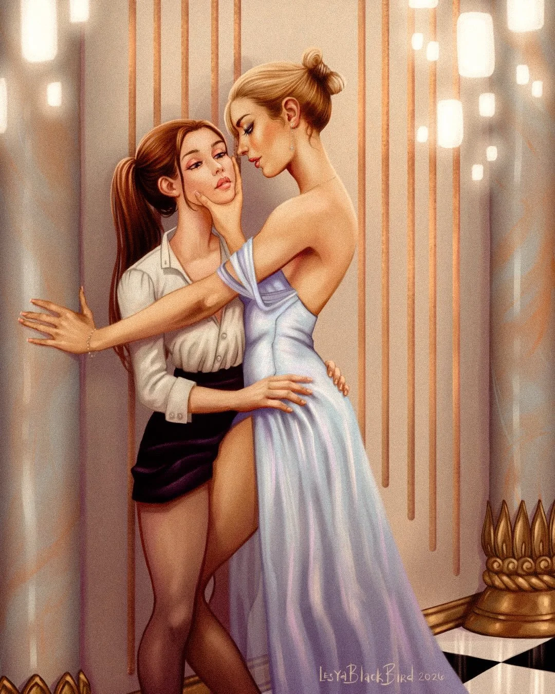 &ldquo;Incredible. You really are obsessed with me.&rdquo;

Thought this stunning piece from @lesyablackbird deserved its own place on the grid! Rumor has it that if you order a copy of The Long Con from @onemorepagebooks you might end up with a prin