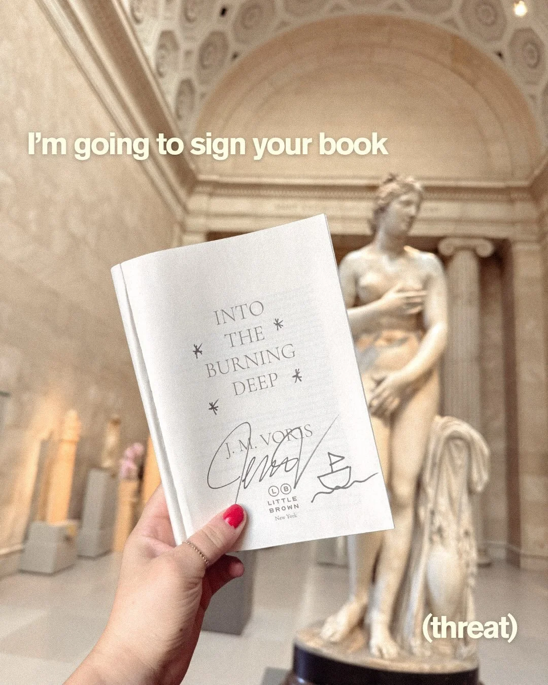 Do you want your copy of Into the Burning Deep signed and personalized? You&rsquo;re in luck! 🖤

I&rsquo;m partnering with one of my favorite local indies, @eastcitybookshop to climb into your walls and scribble in your books in the dead of night! J