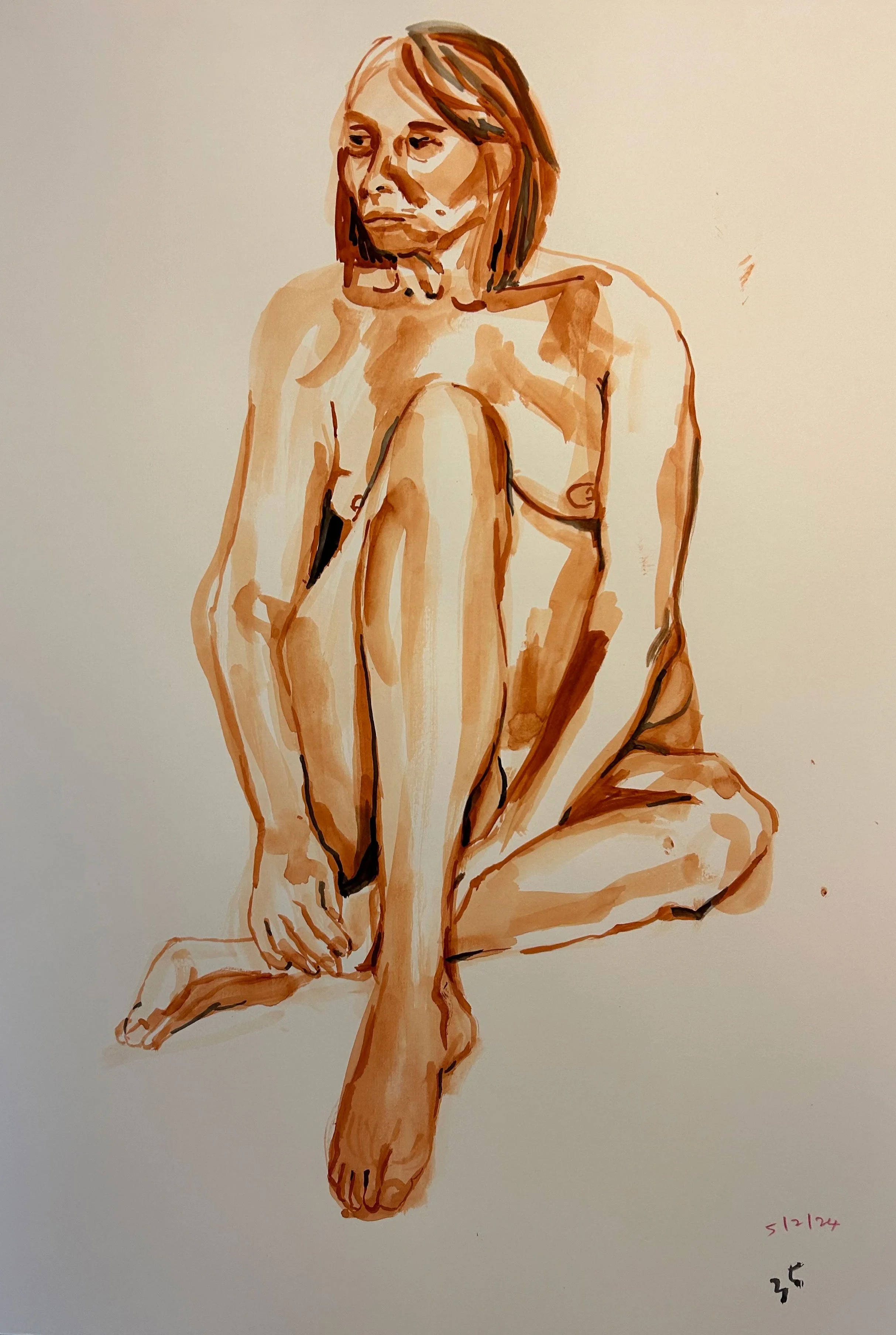 35 minute watercolour sketch