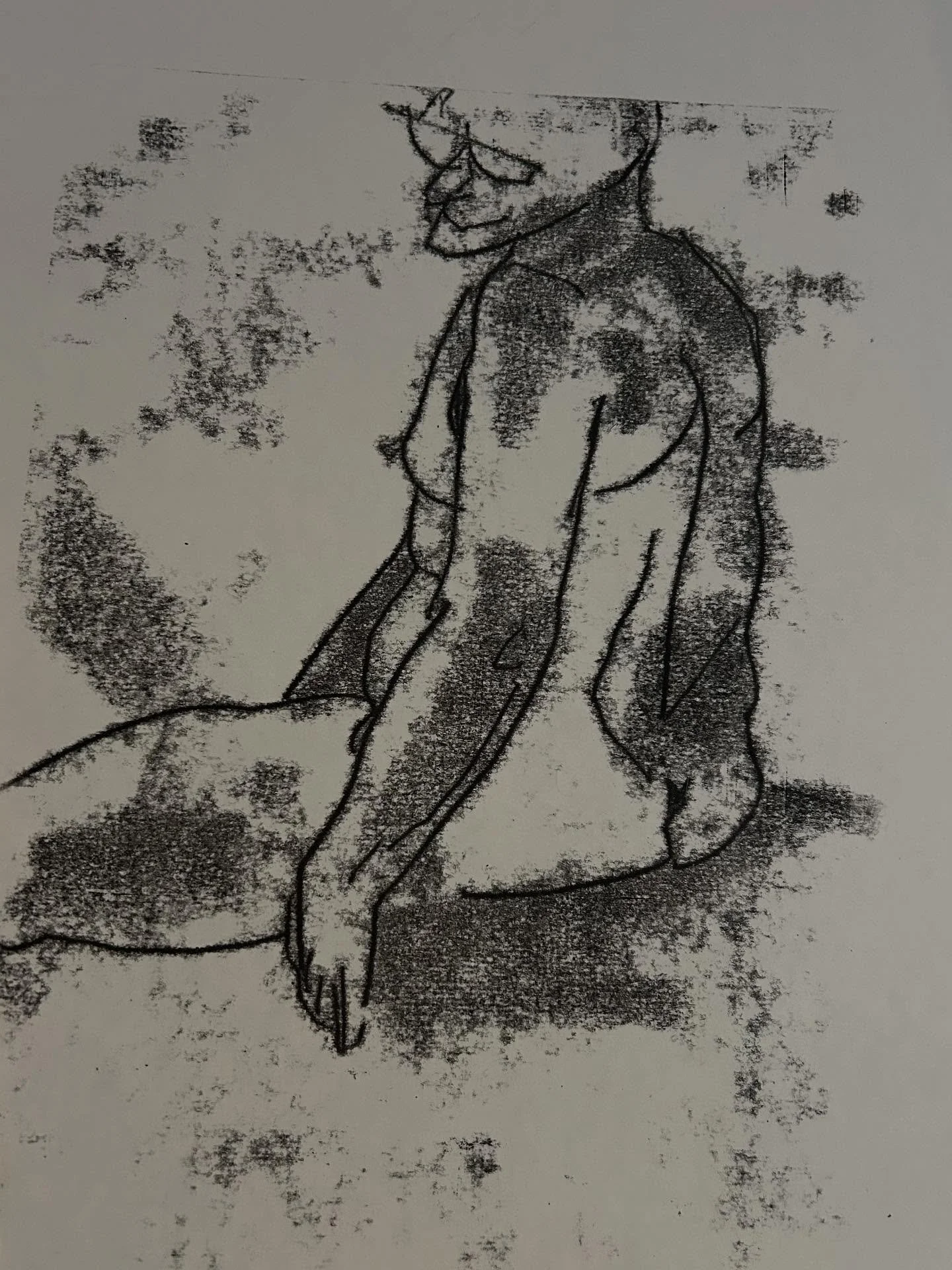 Life drawing meets print making! A challenge to make prints outside a print space.
#printinganywhere #lifedrawingmeetsprintmaking #monoprint #caligosafewash