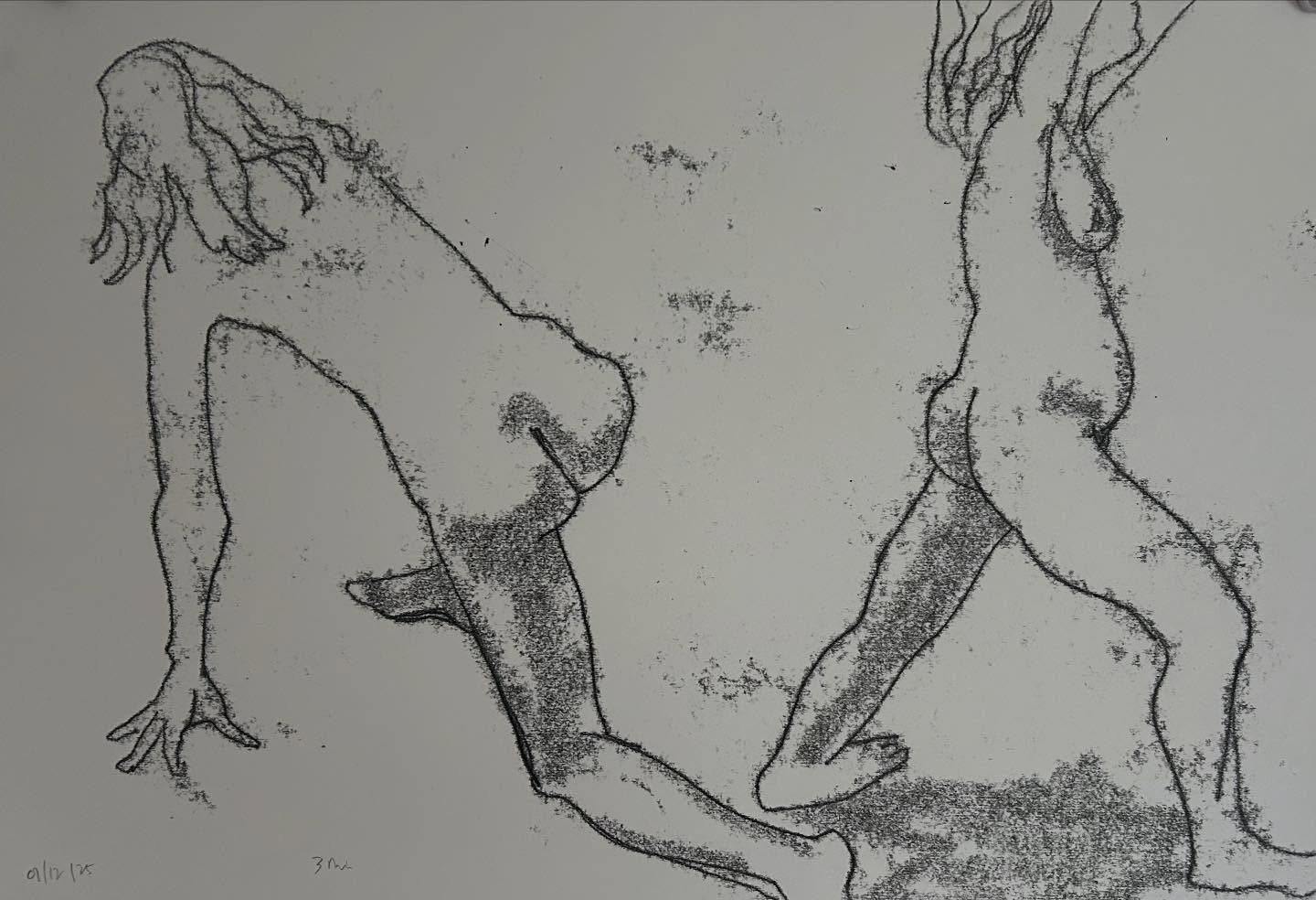 3 minutes direct draw mono print.

#lifedrawingsession #lifedrawingmeetsprintmaking #outofthestudiotoday