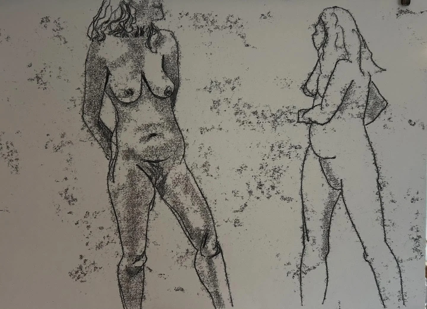 Another direct draw- 10 minutes and rhs is 3

#lifedrawingmeetsprintmaking #lifedrawingsession #monoprintart