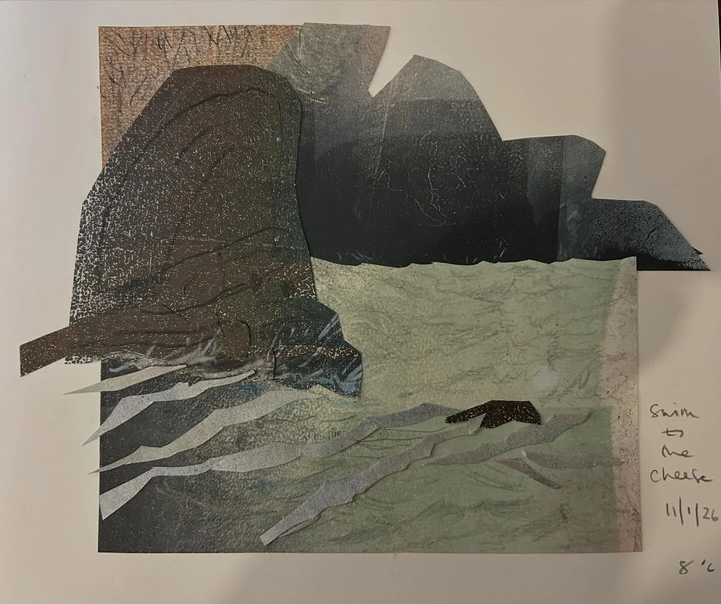 Swim to The Cheese earlier in the week.
Collage of printed material in the warm at home!
#collageoftheday #repurposeprints #helebayilfracombe #helebayadventures #winterswimmers🏊&zwj;♀️