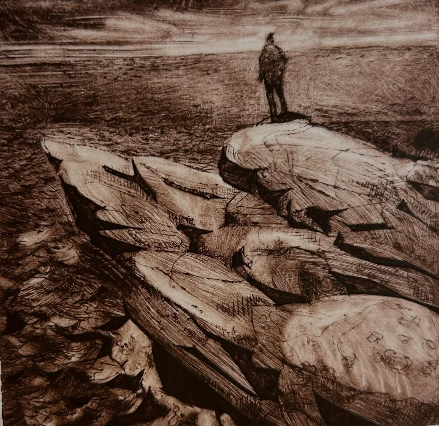 Mini print Tetrapac- still getting the hang of this!
The plate is not v durable- does anyone coat the milk carton with shellac?
#tetrapak #miniprint #kitchenetching #leebaydevon