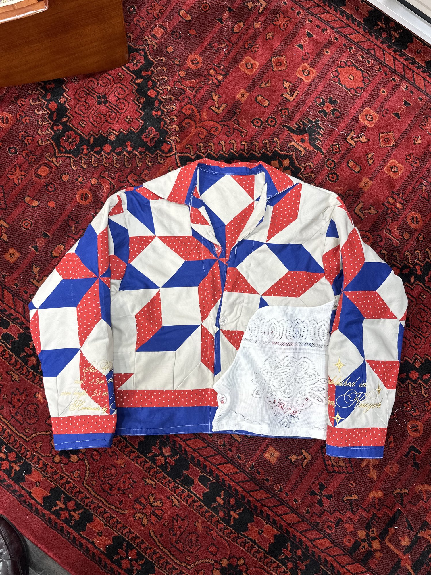 Split Crochet Shirt — KEVINLEONEL