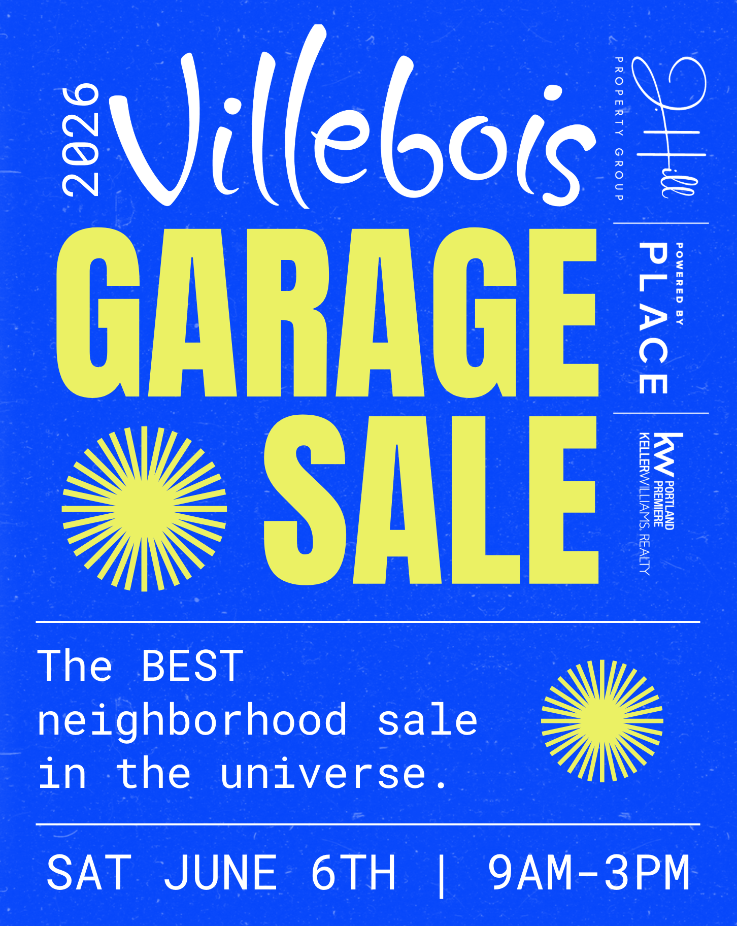 2026 Villebois Neighborhood Garage Sale