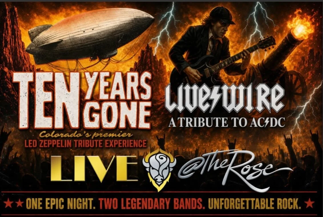 💥 Fri. June 12th &mdash; @buffalorose &mdash; See you soon, Golden, CO! Stoked to have @livewirecolorado kicking the night off with their tribute to AC/DC.  Mark your calendars and get your tickets now! 🎟️ Link in bio!

#ledzeppelin #gettheledout #