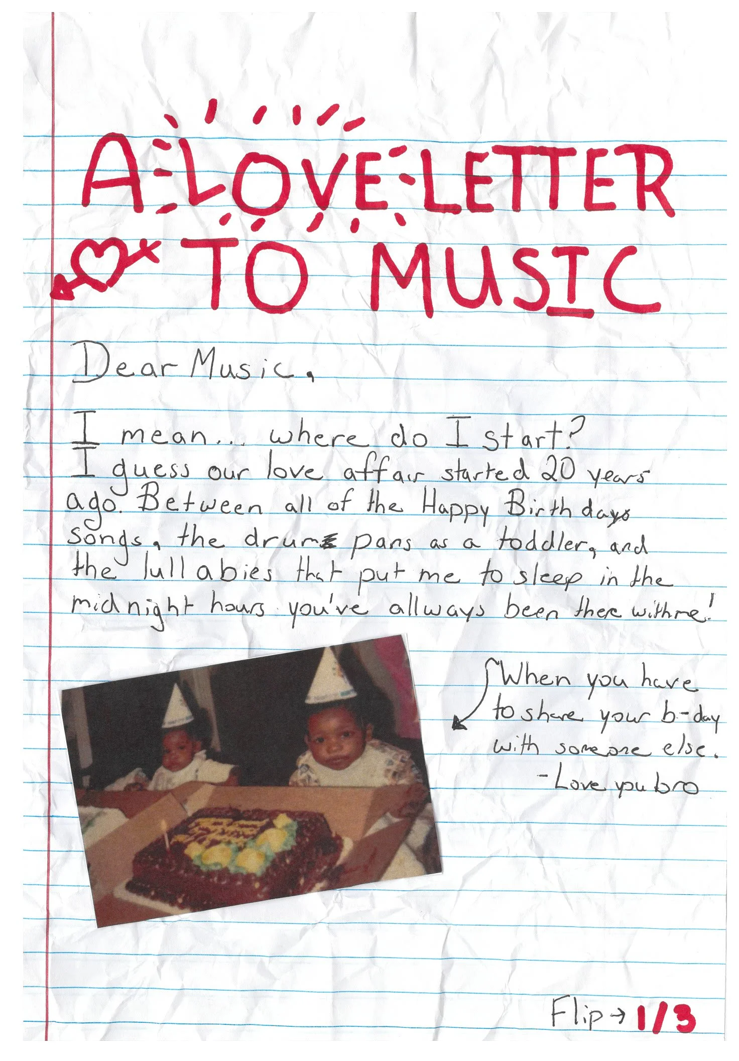 A Love Letter To Music