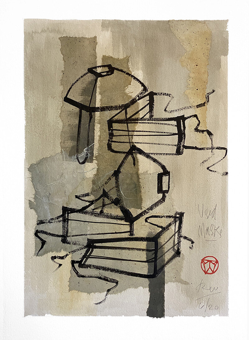 Used Masks 1 - (Sumie)