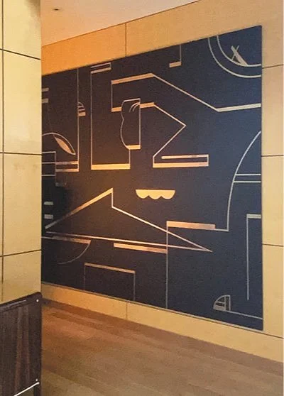 Art Deco Screen (installed)