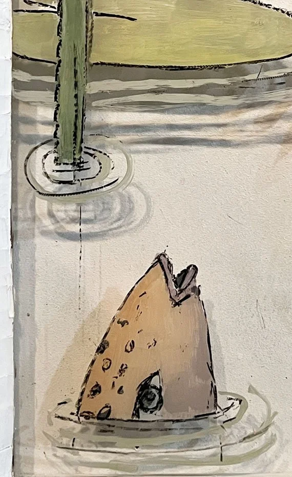 The Orange Book - painting process shots