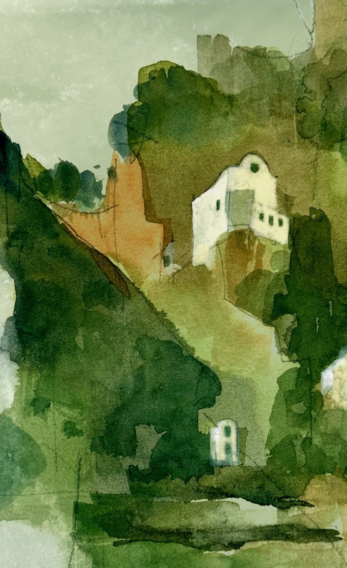 Travel Watercolors from Southern Italy
