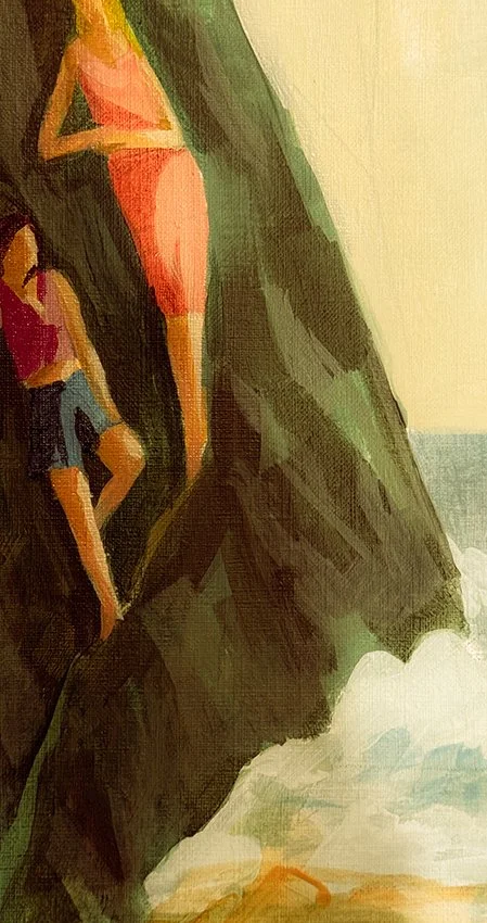 Edge of the Lido (small study)