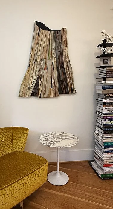 Decayed Stump (confetti) - Installation 