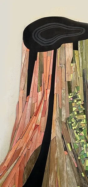 Salmon Stump (with Moss)