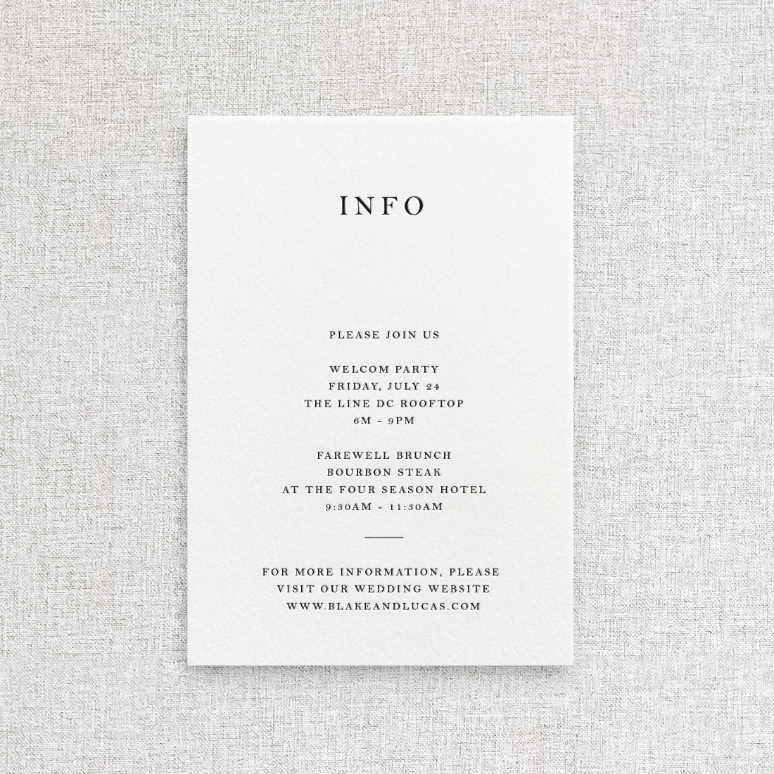 Umstead | Details Card