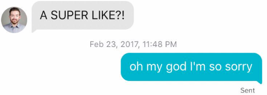 Holy Shit! I Just Got Super Liked
