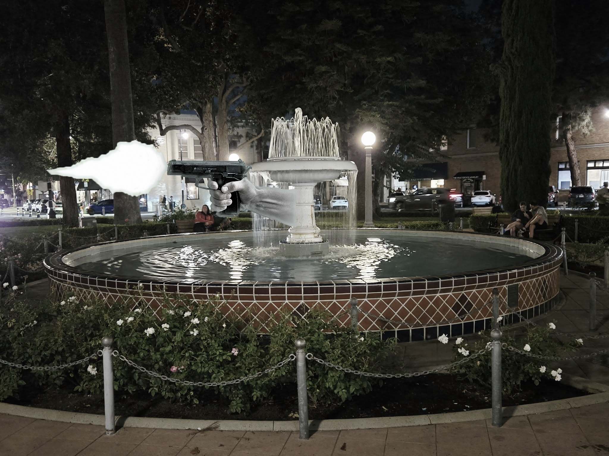 Self Defense 101: Orange Fountain SHOOTS Somebody!