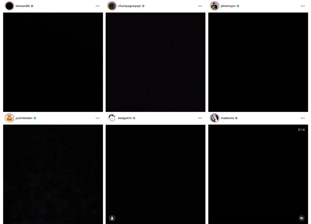 External | The New York Times: #BlackoutTuesday: A Music Industry Protest Becomes a Social Media Moment