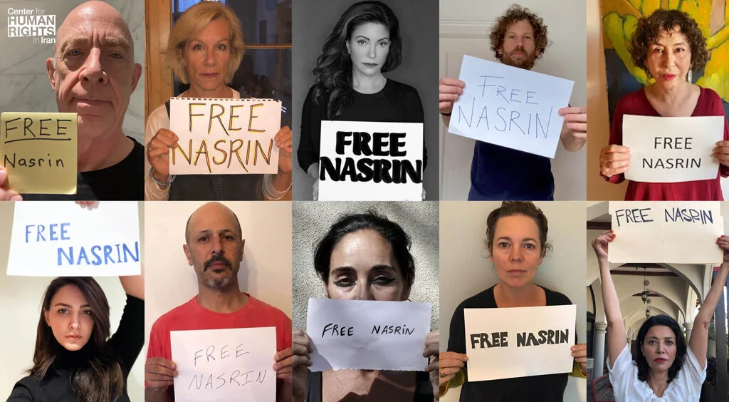 Iran Human Rights: Celebrated Artists and Authors Join Online Campaign to Free Imprisoned Lawyer Nasrin Sotoudeh