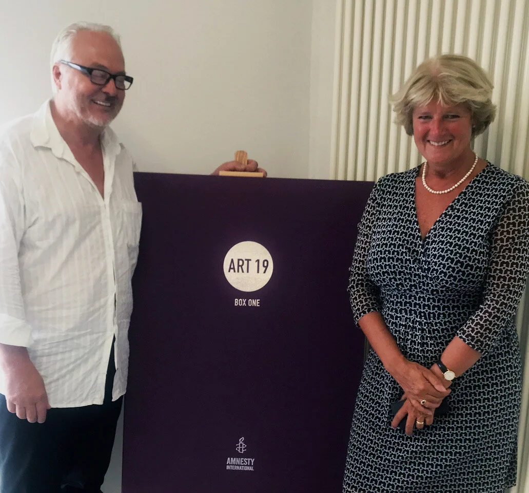 German Minister of State for Culture Monika Grütters visits the exhibition Art 19 Box One