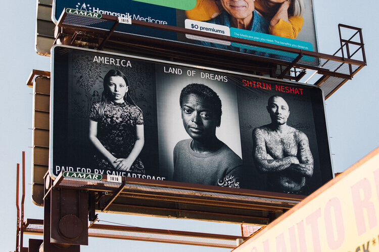 Hypebeast: Leading Artists Create Billboards In Response to The Current U.S. Political State