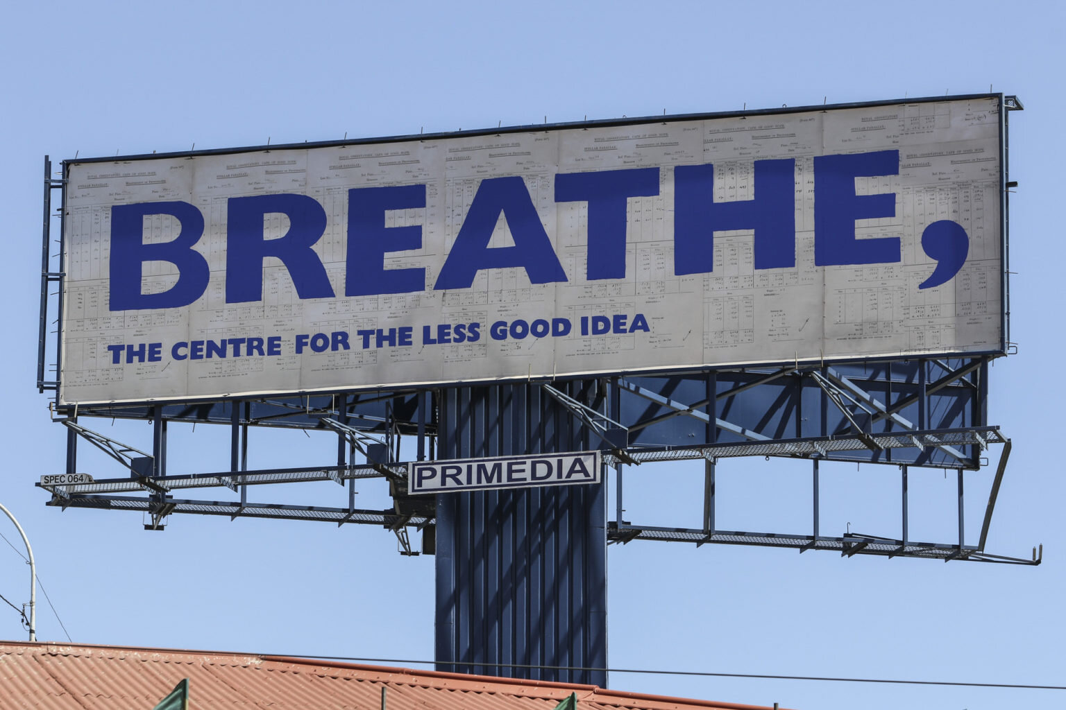 Billboard art makes the questions bigger