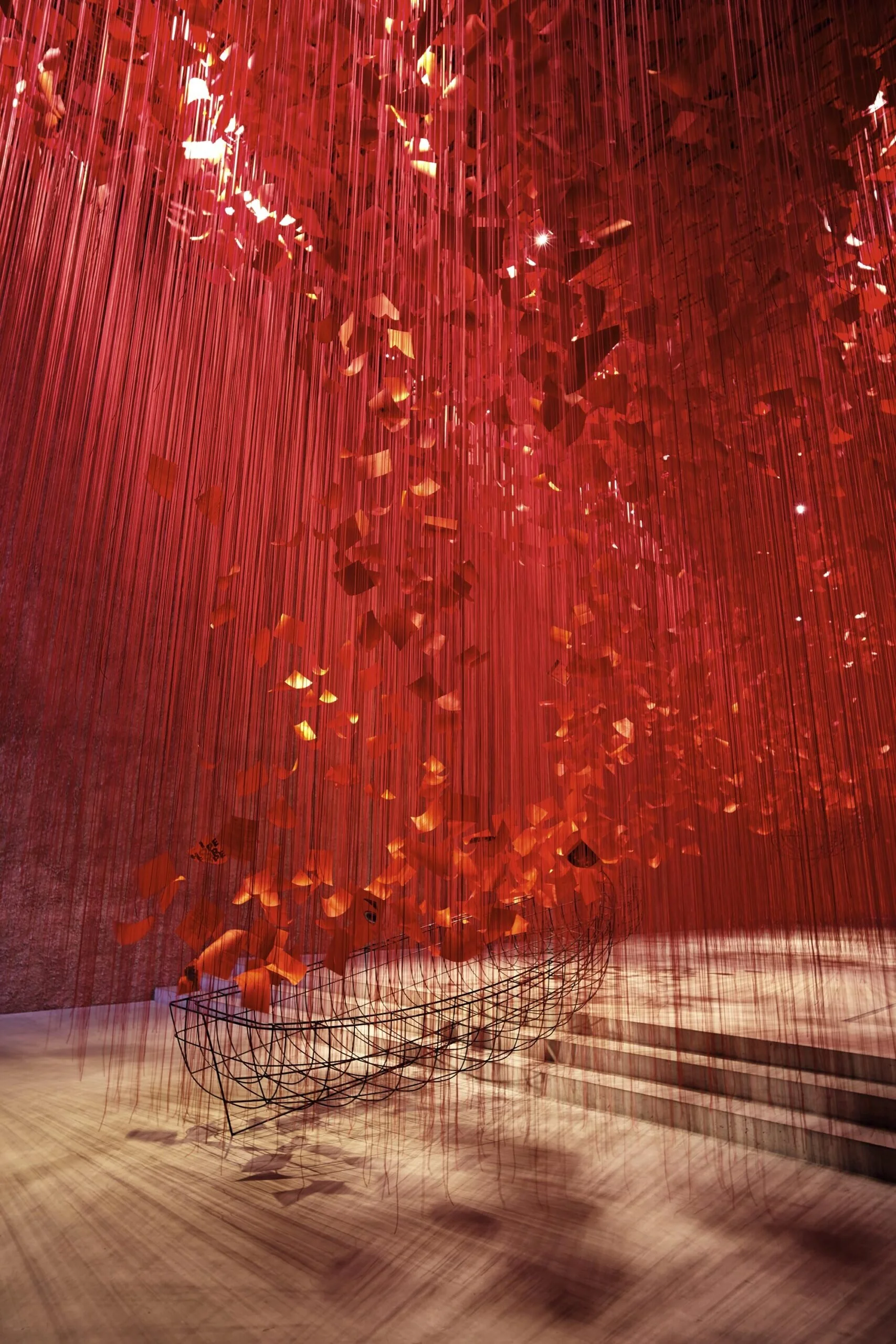 Colossal 10 000 Letters Dangle From The Ceiling In An Immersive Installation By Artist Chiharu Shiota Art 19