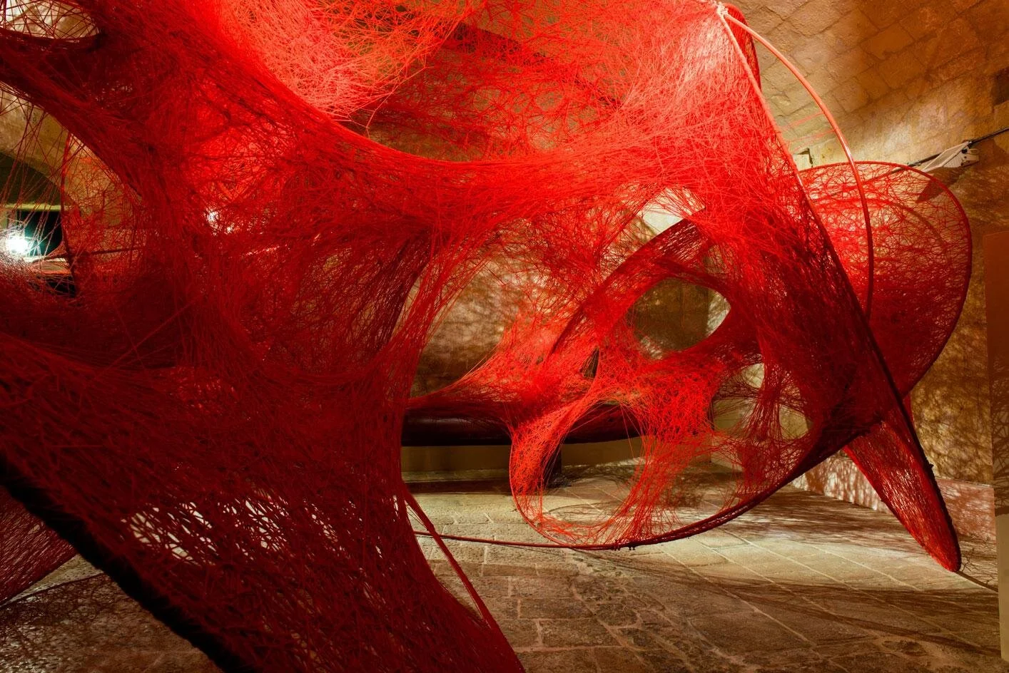 Wallpaper: Chiharu Shiota as part of Textile artists: the pioneers of a new material world