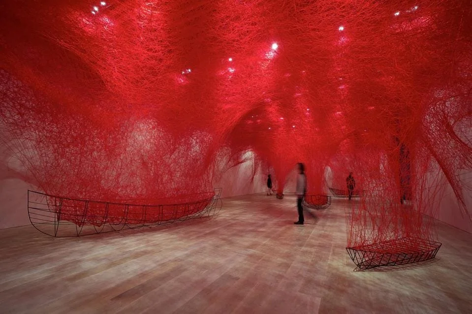 Forbes: Web-Spinning Artist Chiharu Shiota Creates Moving And Haunting Installations Out Of Wool