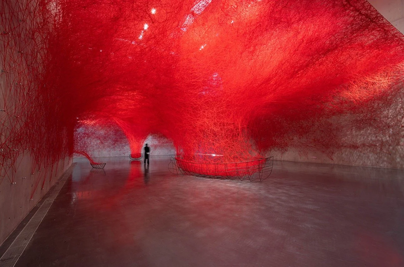 Hype Beast : Chiharu Shiota Presents Her Largest Solo Exhibition in Shanghai