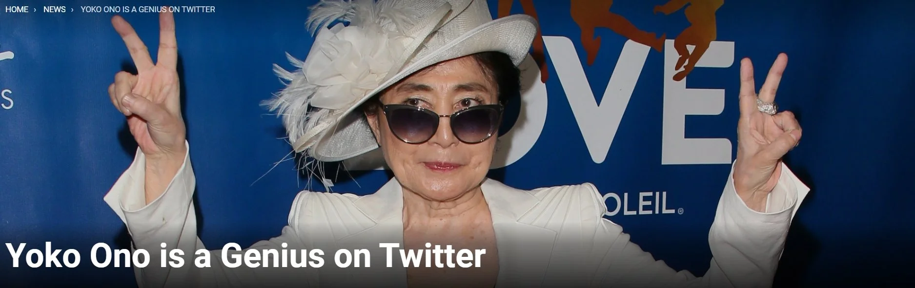 American songwriter : Yoko Ono is a Genius on Twitter