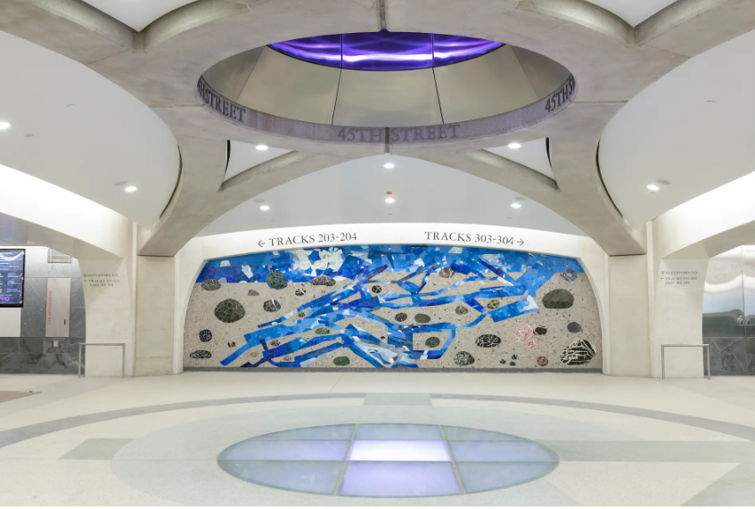 The Art Newspaper : Yayoi Kusama and Kiki Smith’s massive mosaic murals for new Manhattan train station revealed (by Benjamin Sutton)