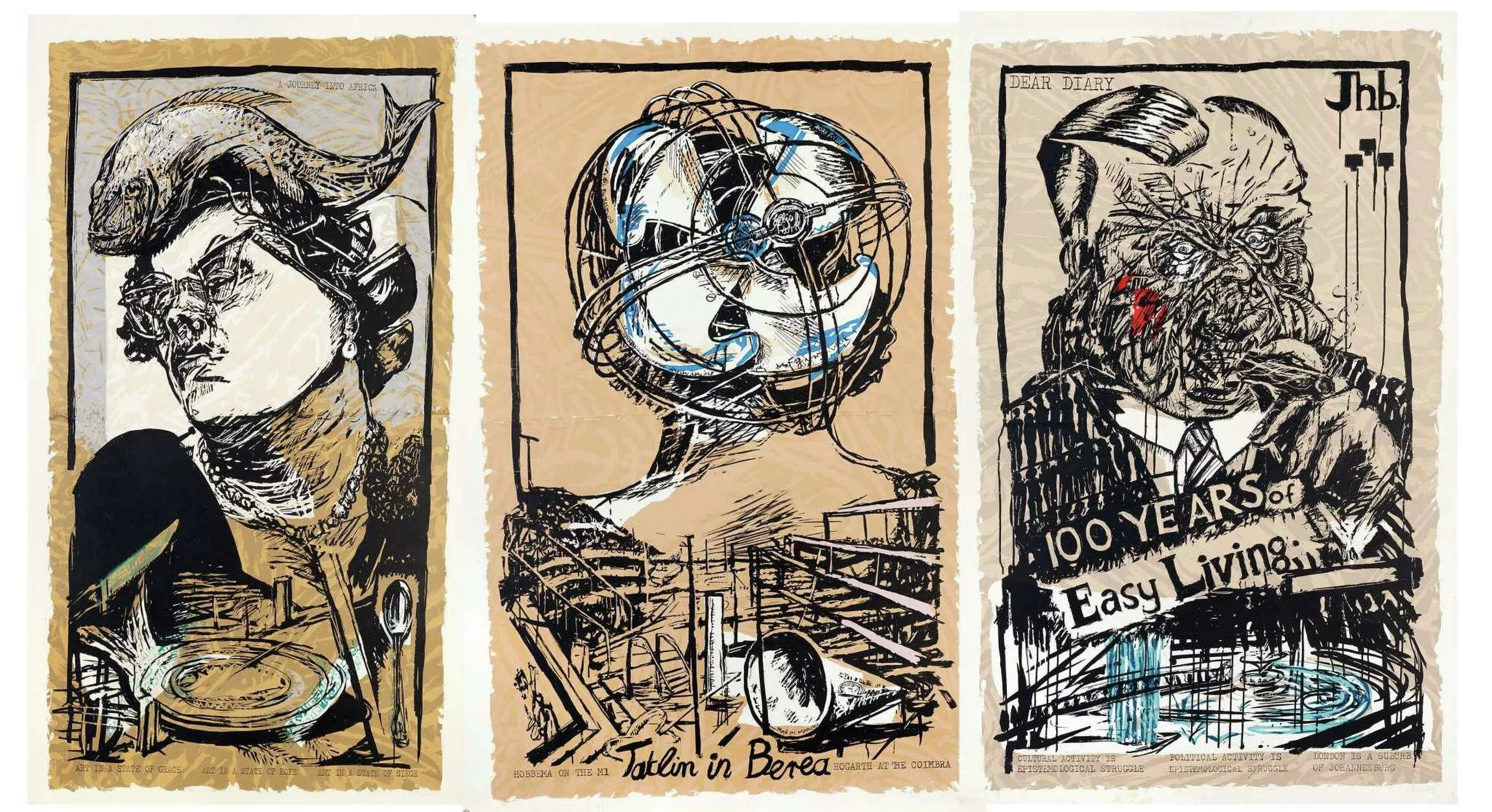 Houston Chronicle : MFAH's William Kentridge exhibition puts a light on colonization in South Africa (by Andrew Dansby)