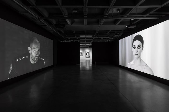 Exhibition View: Shirin Neshat, The Fury, Dirimart Pera, Istanbul (14 March–7 April 2024). Courtesy Dirimart, Istanbul. 