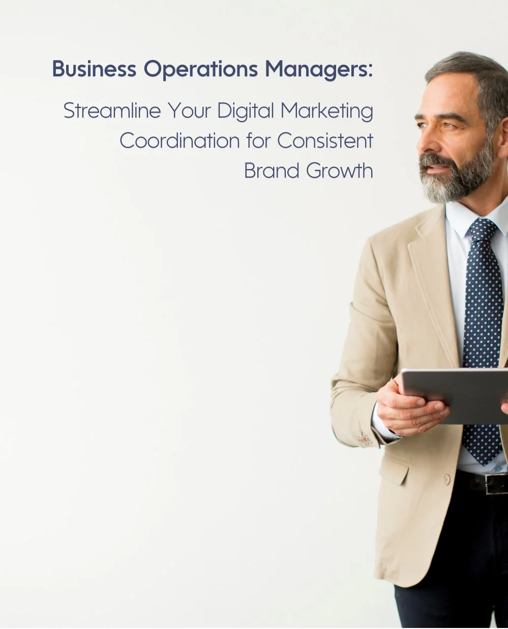 You're looking for someone who fits in with your team of incredible marketing vendors, not someone to replace them. 

We get it.

For a chief operations manager, coordinating multiple marketing vendors can feel less like a strategic plan and more lik