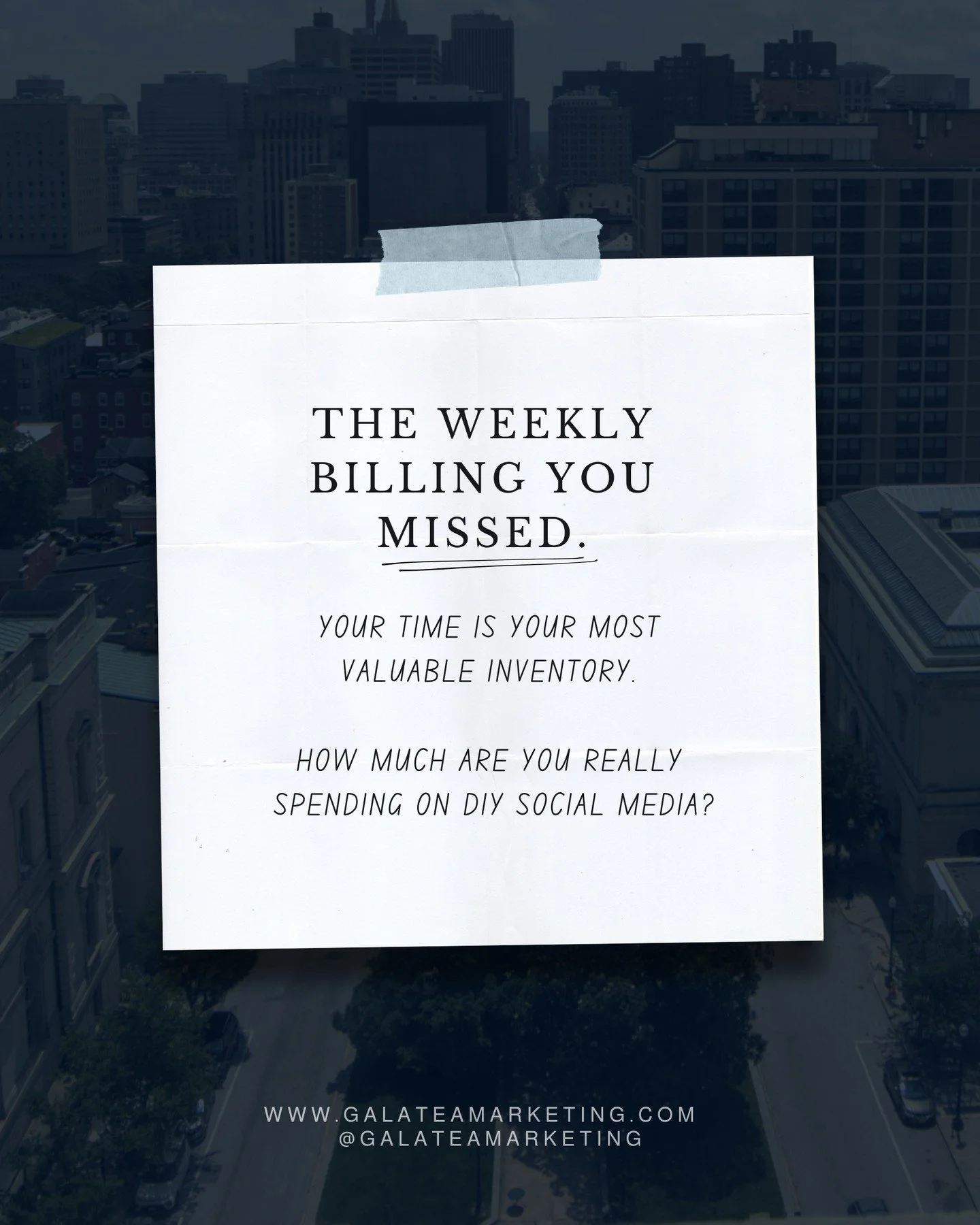 Stop trading $250 a week for stress. 🤯⁠
Every strategic leader knows the chaos of DIY marketing. That $250 weekly loss of billable time is just the start.⁠
⁠
Swipe through to see the full, brutal truth.⁠
Beyond the money, you're paying a huge Emotio