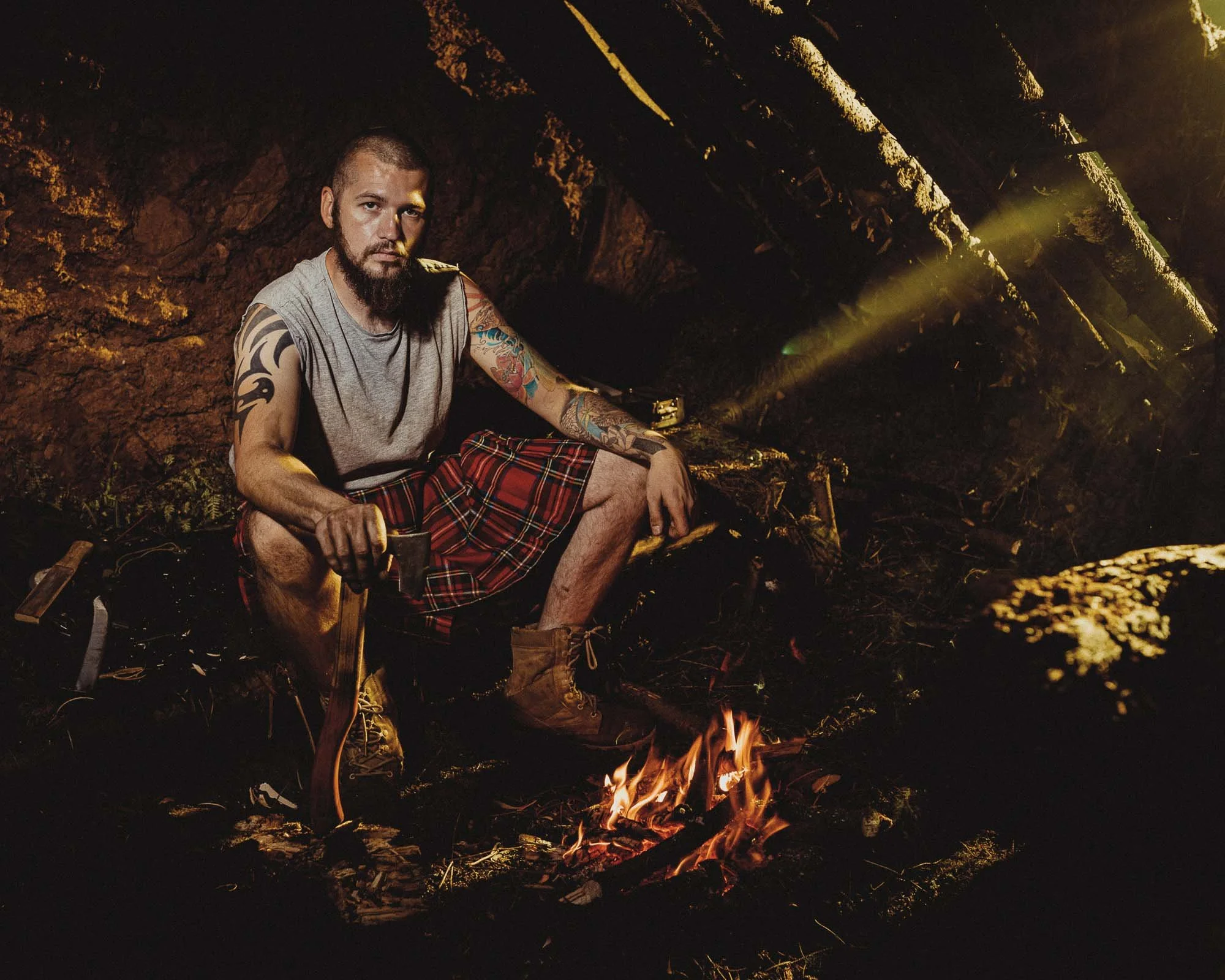Personal branding photography. Jamie the WildMan Frizzell. Naked and Afraid U.S.
