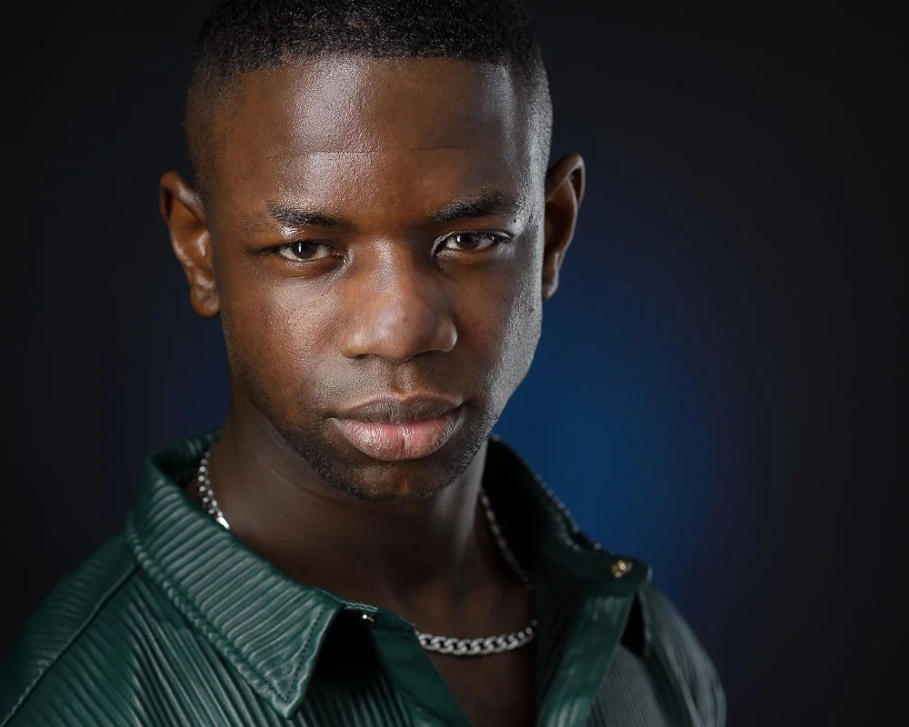 Actors headshot dynamic. Glasgow headshot photographer, Andy Byars