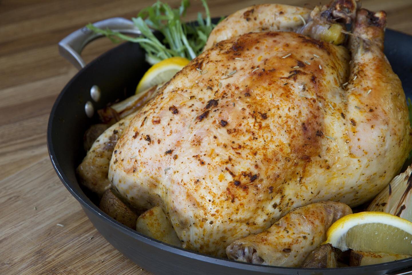 Whole chickens are on sale! Order online and pick up at the farm when it works for you.

https://www.db-farms.com/shop/whole-roasting-chicken

Roasting a whole chicken (or two) is one of our favorite ways to prep for a week&rsquo;s meals. We love hav